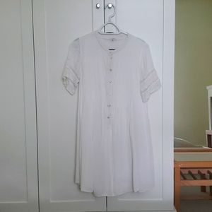 Aritzia/ Wilfred white summer dress in a small